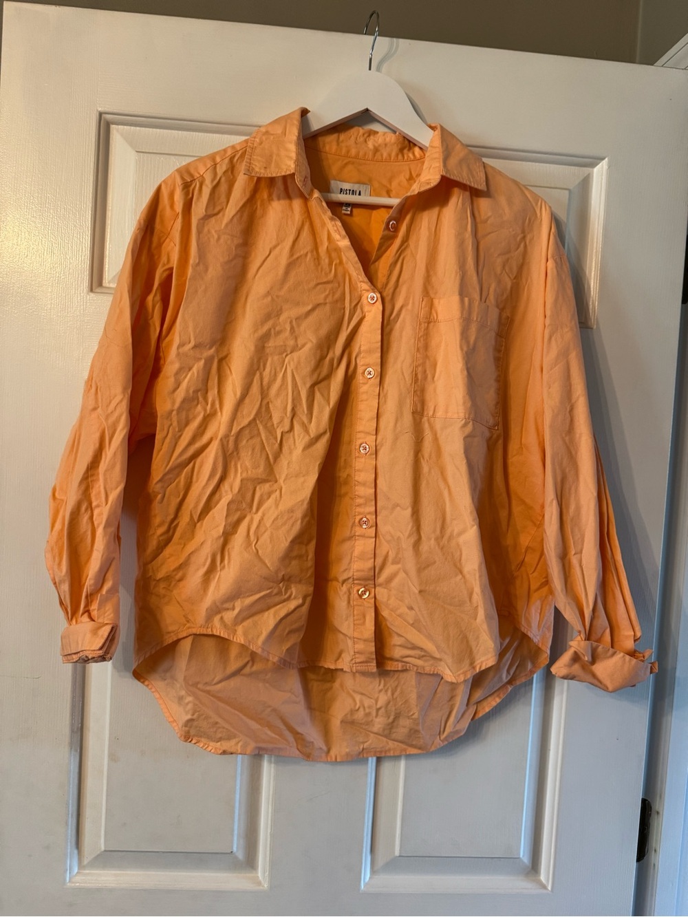 pistola Peach Button-Down Shirt